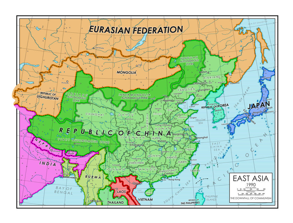 Deviantart China Map Republic of China in 1990 by wildviper121 on DeviantArt