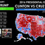 2016: Cruz vs Trump vs Clinton