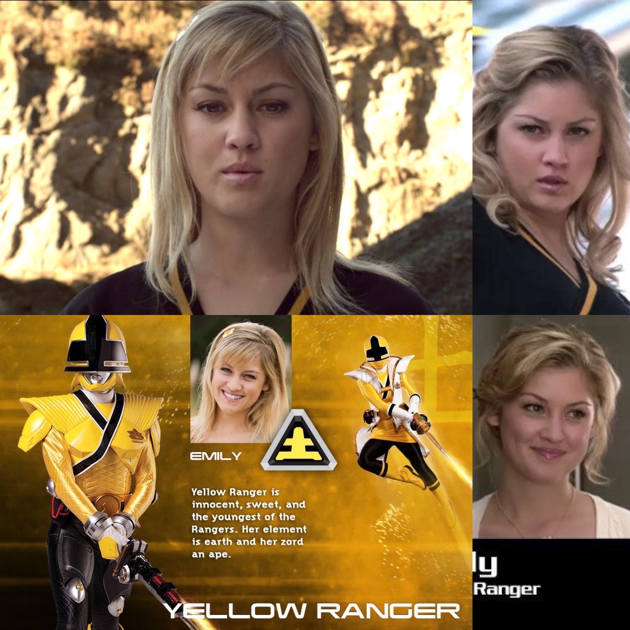 Emily Rudd Power Rangers Power rangers samurai Emily collage by pinkzeo1 on DeviantArt