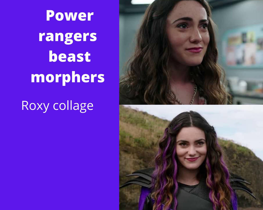 Power rangers Beast morphers roxy collage by pinkzeo1 on DeviantArt