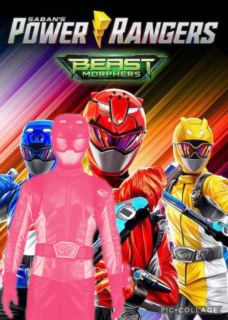 Pink Beast Ranger Is Roxy Roxy as the pink ranger with other three rangers 2 by pinkzeo1 on ...