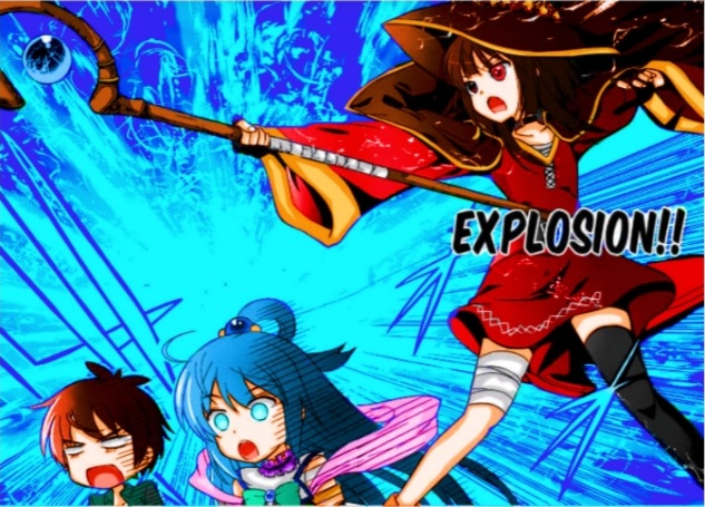 here the second coloring of megumin explosion by Sleevecolorig on ...