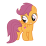 Scootaloo with her cutie mark(vector)