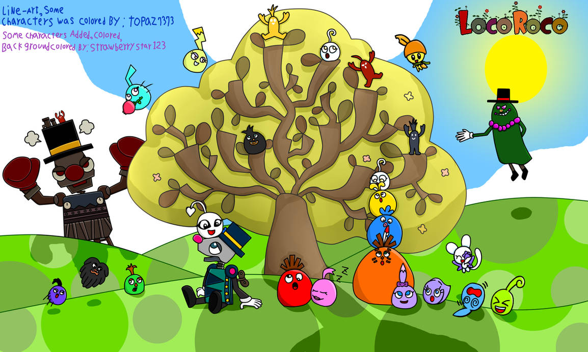 (Collab)LocoRoco! by Topaz-The-CrossCat73 on DeviantArt