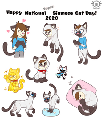 Happy National Siamese Cat Day 2020!!