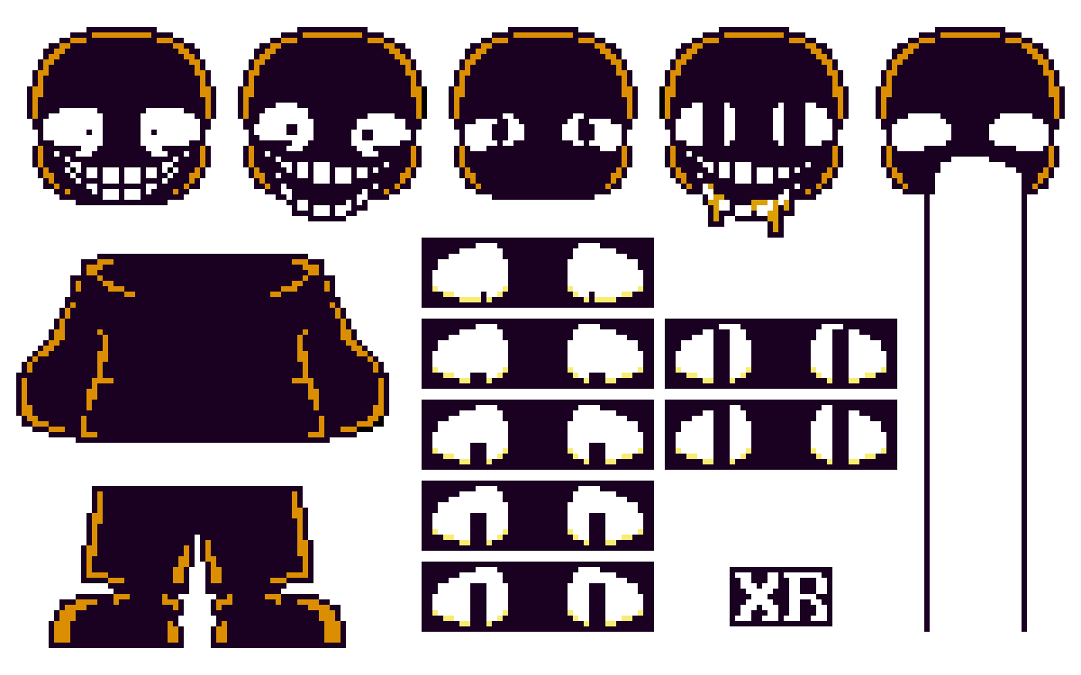 SansSpriteSheet - Pixilart