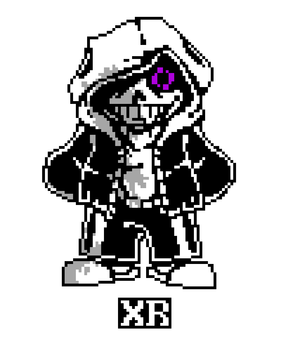 Pixilart - Horror Sans Sprite by XR by ImXR24