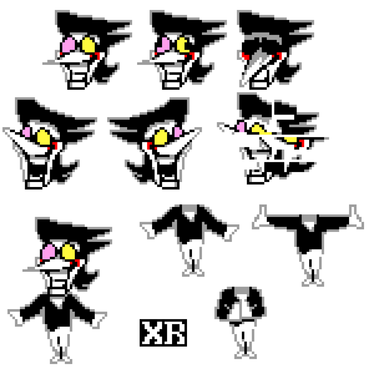Spamton Sprite by ImXR24 on DeviantArt