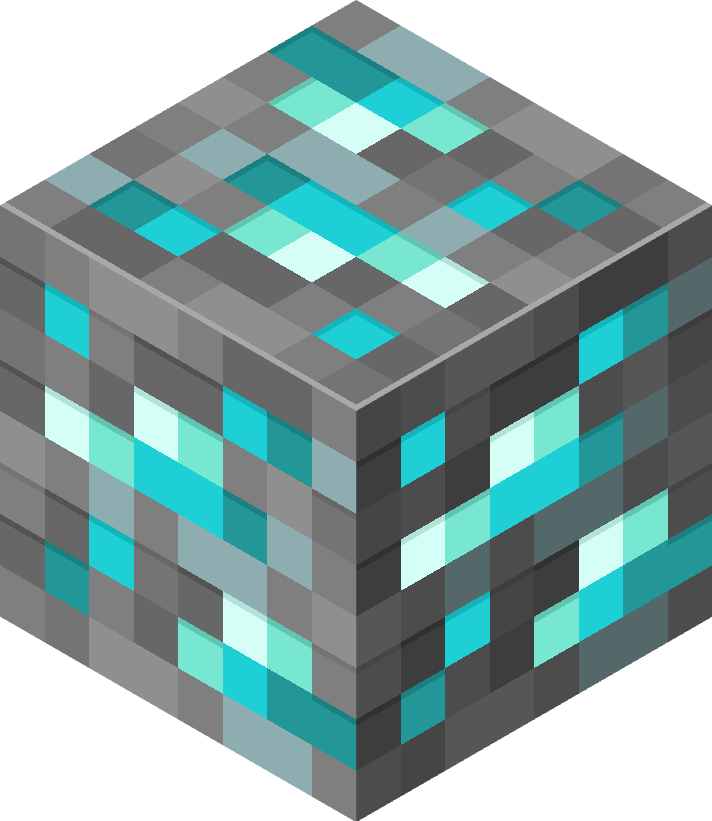Diamond Ore Minecraft Desktop Icon by ImXR24 on DeviantArt