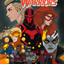 The New Warriors title page (redesigned)