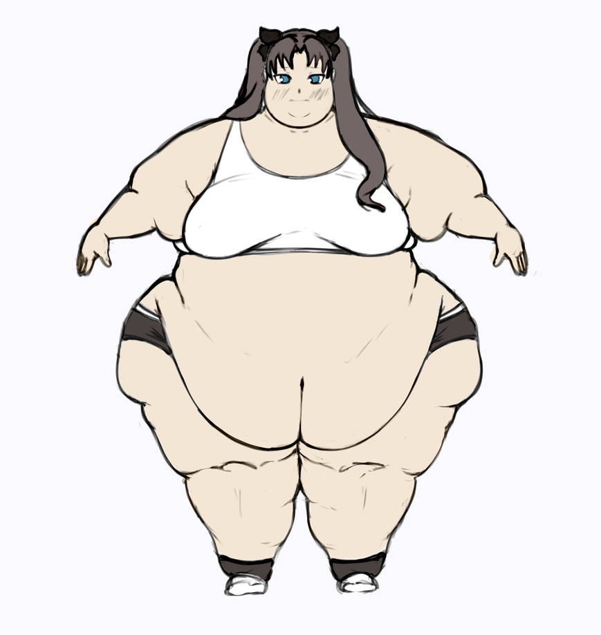 Fat Rinoh Rin Tohsaka ~fat~ by gamerguyman on DeviantArt
