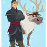 Frozen's Chris and Sven