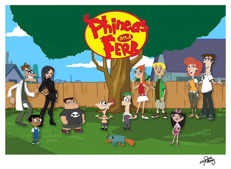 Phineas and Ferb by momarkey on DeviantArt