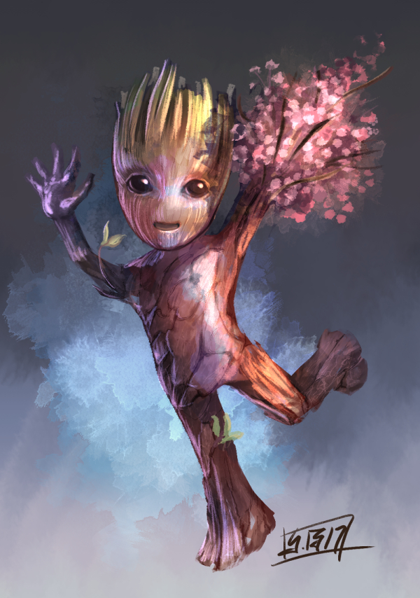 Baby Groot by AuroraF on DeviantArt