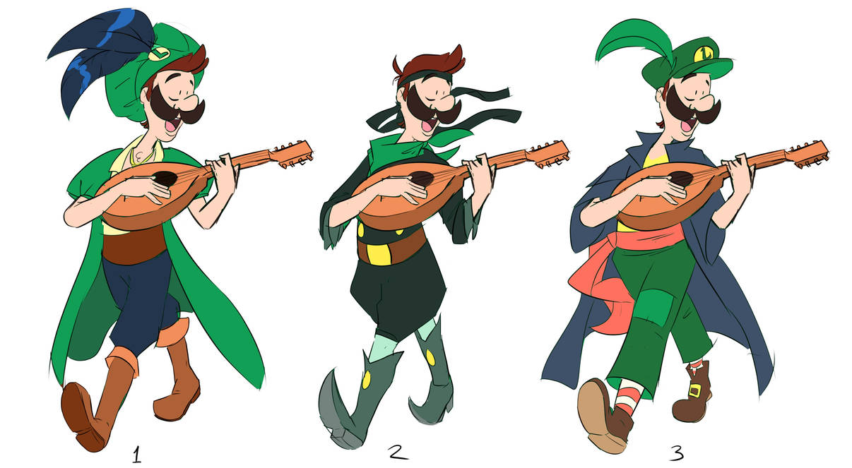 Dungeons and Mushrooms: Luigi by KimsSpace on DeviantArt