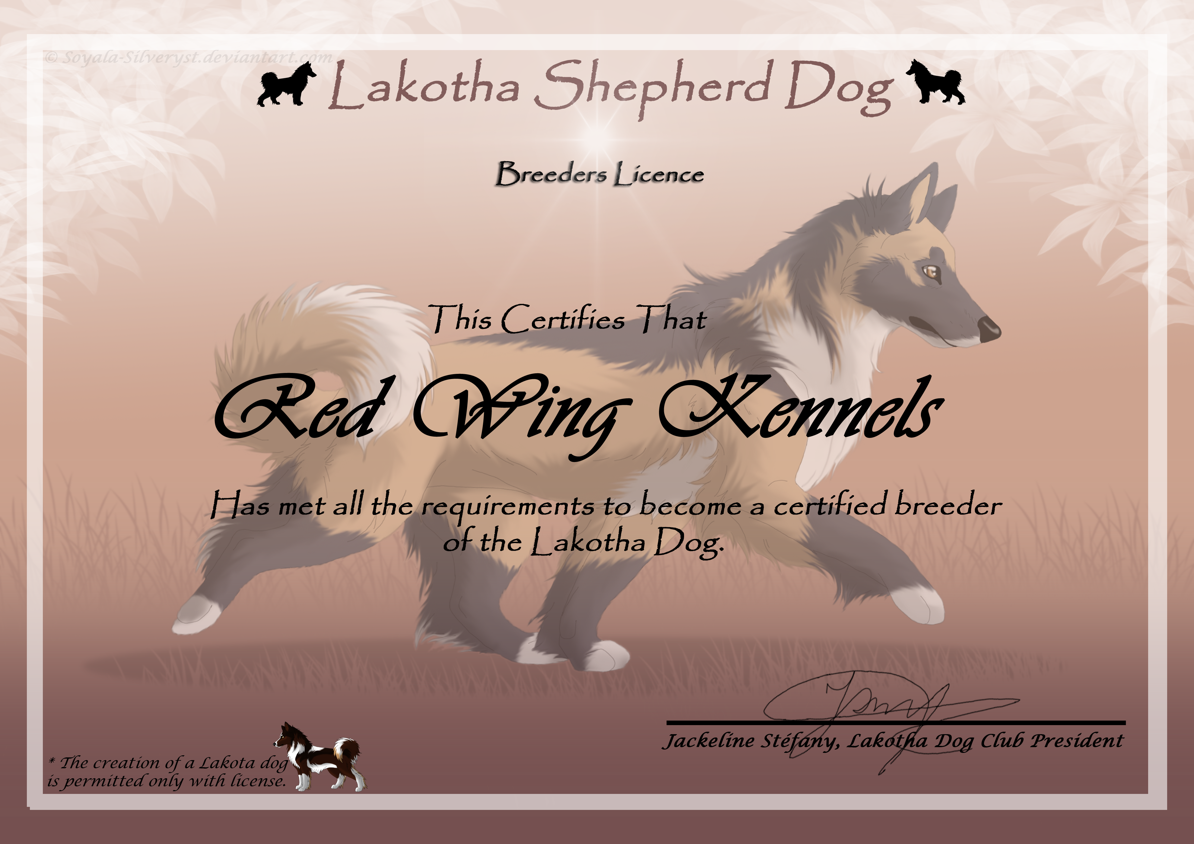 Lakotha Dog License