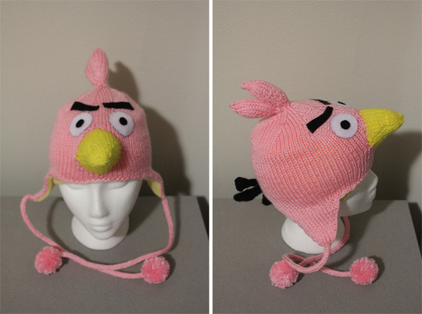 Pink Angry Birds Hat