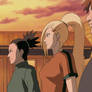 Ino, Shikamaru and Choji