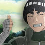 Rock Lee's smile and thumb up