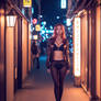 Tokyo by night - sexy outfit
