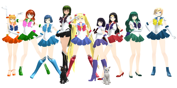 [1000+ Watchers' Gift] Sailor Scouts Download