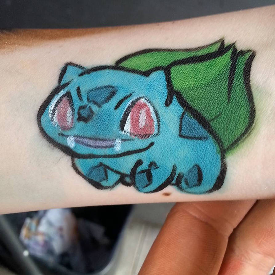 Bulbasaur Facepaint by SorHer on DeviantArt