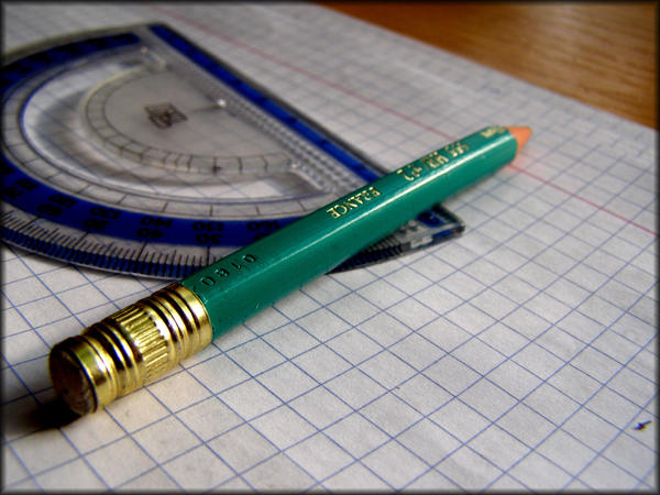 protractor and pencil by Maladives on DeviantArt
