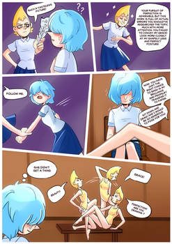 Part 2. Comic strip about Blue and Yellow Pearls.