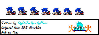 Sonic Push-up Sprites [Custom]