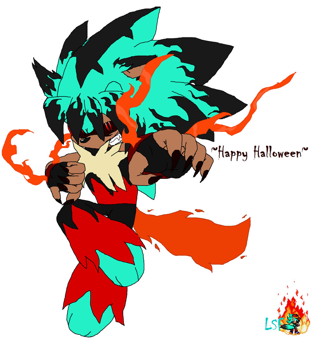 Mega Blaziken Blitz (Halloween Outfit)