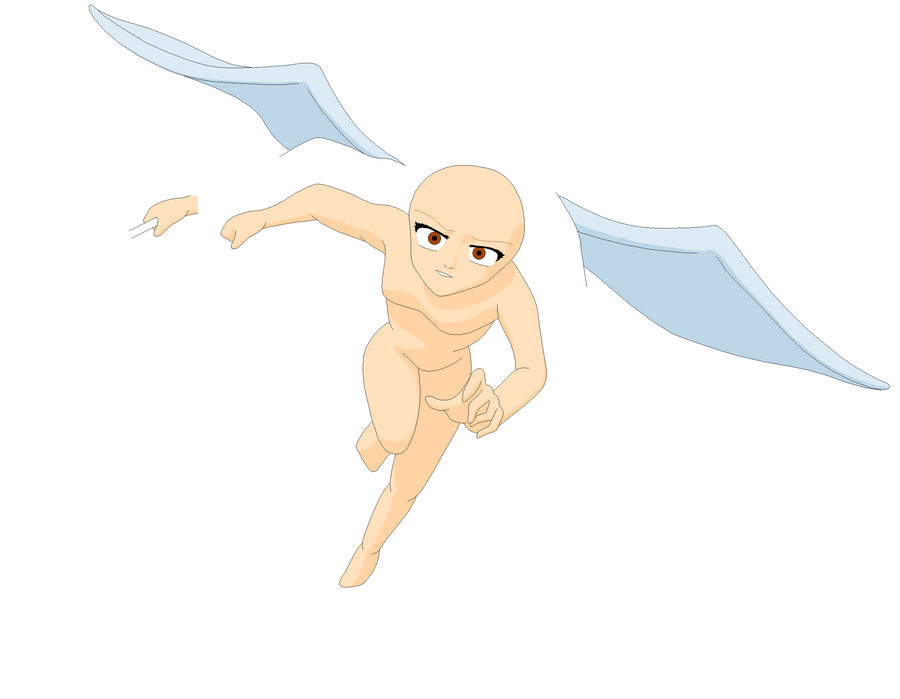 Flying Girl Base by WinxC1ub on DeviantArt Flying Girl Base by WinxC1ub on DeviantArt