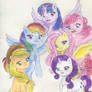 Mane 6(Redrawn)