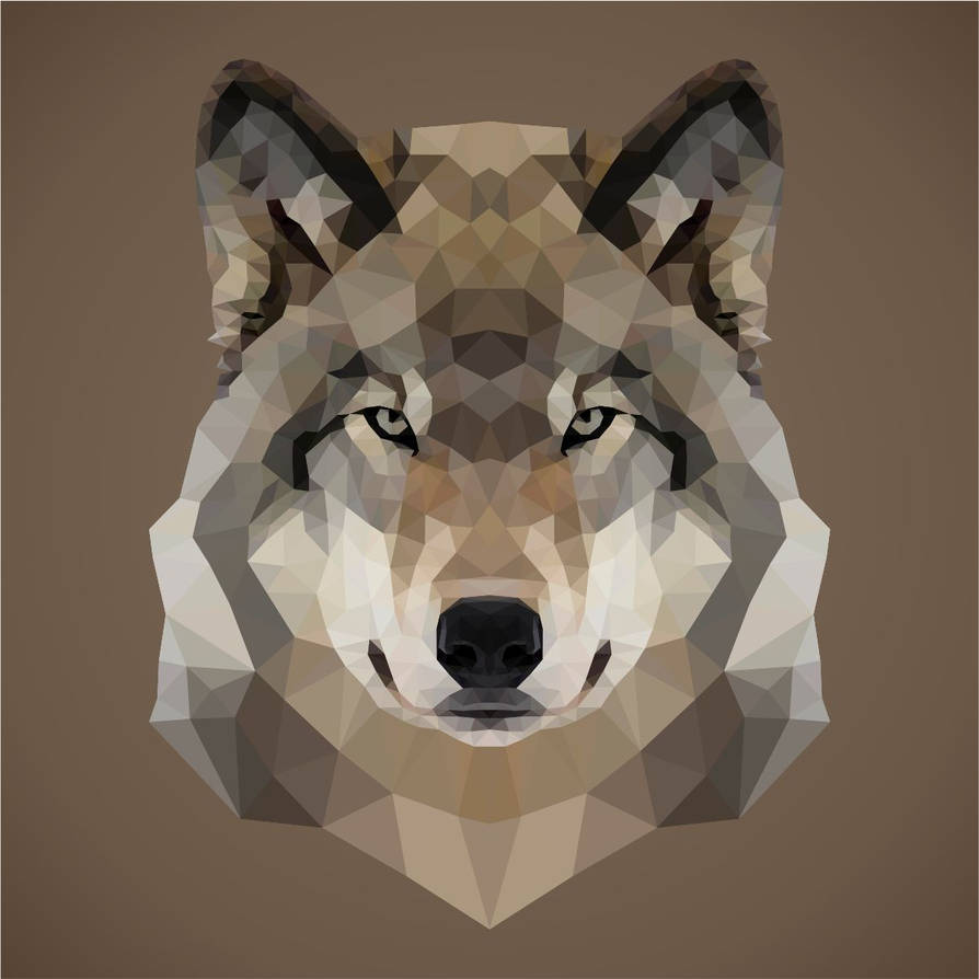 Wolf Triangular Script Triangular Gray Wolf by azeblueprint15 on DeviantArt