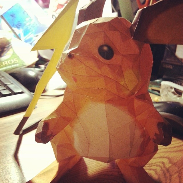 Raichu Papercraft by GraceUhReeee on DeviantArt