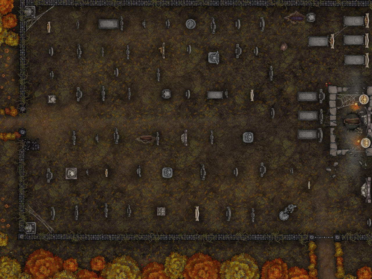 Graveyard Battlemap No Grid by Wizardshins on DeviantArt