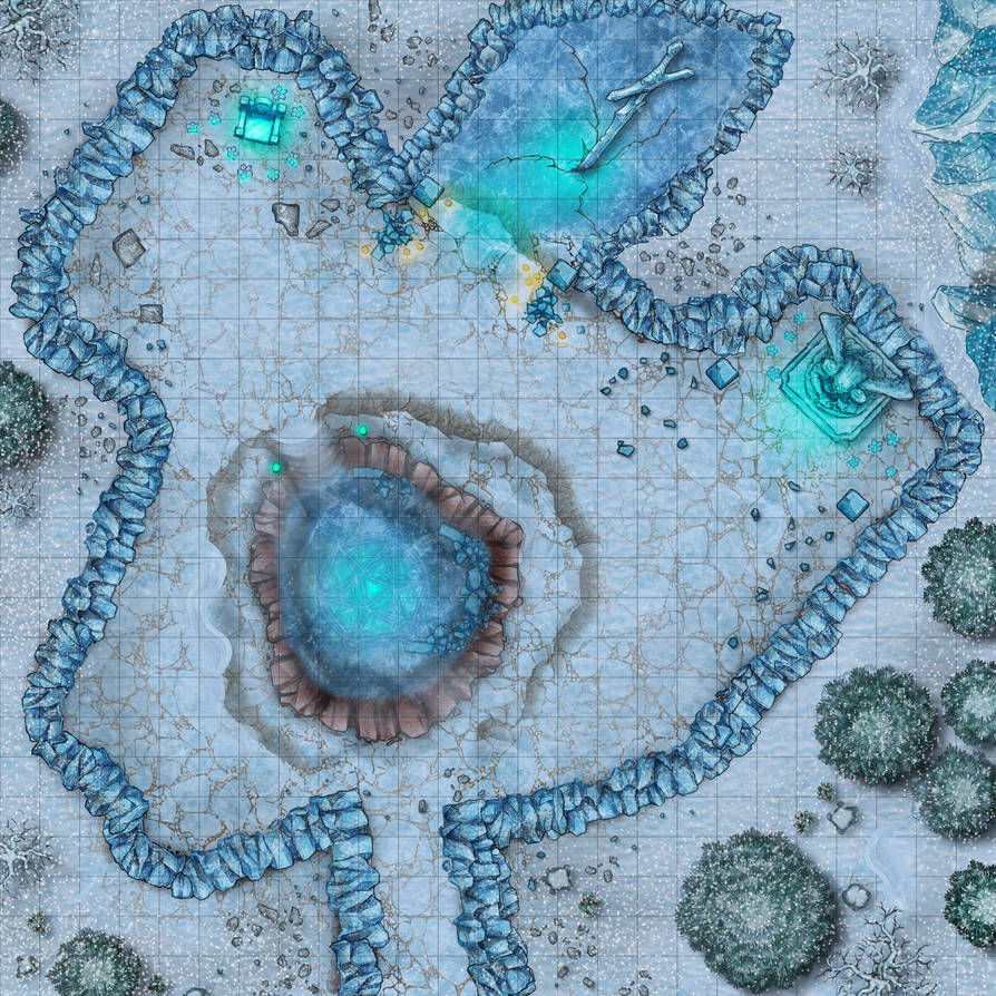 Ice Cave Grid by Wizardshins on DeviantArt