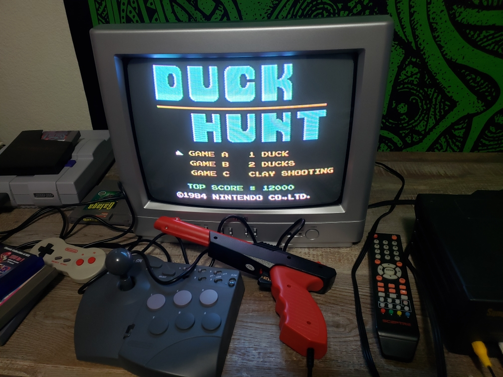 Verbanning Triatleet laten vallen Review of Duck Hunt (NES Top Loader and Zapper) by GameUniverso on  DeviantArt