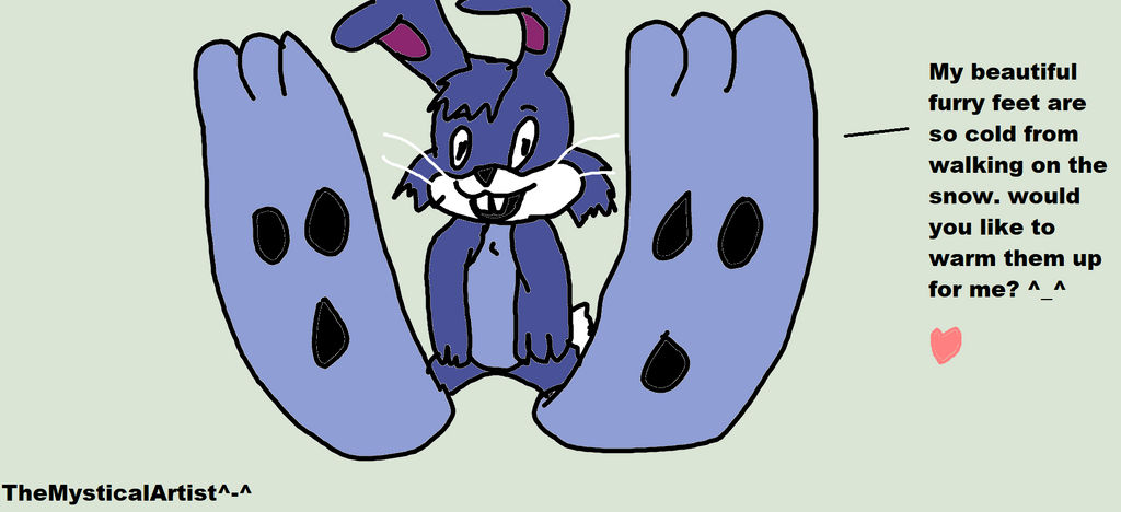 Cartoon Rabbit Foot Reference Flutterfoot Rabbit Feet by TheMysticalArtist on DeviantArt