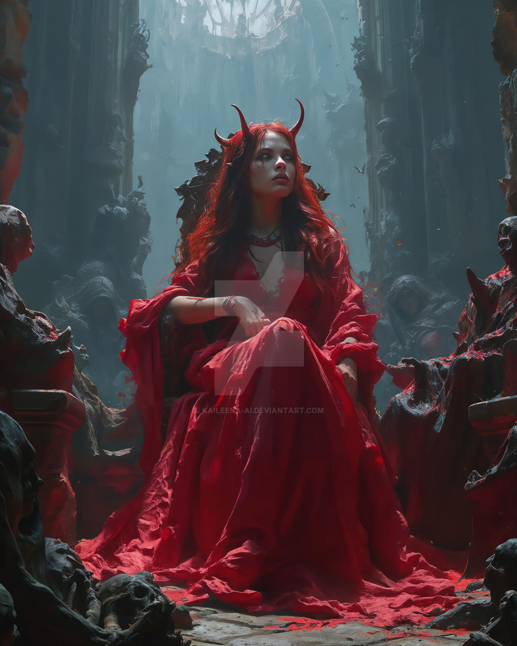 Red Throne by Kaileena-ai on DeviantArt