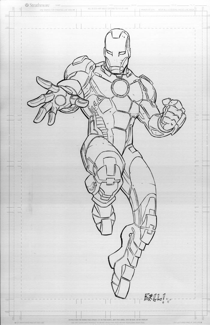 Easy Sketch Full Body Iron Man Drawings Goimages Ily
