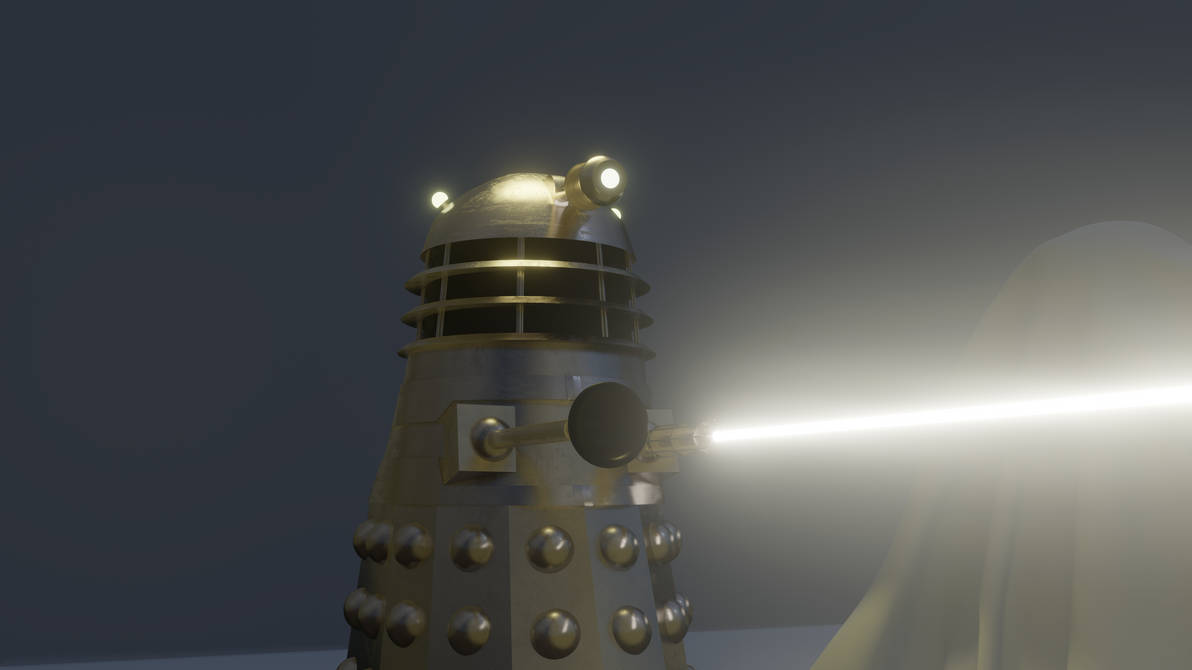 Unpainted Dalek Firing by DrMcFoojoo on DeviantArt