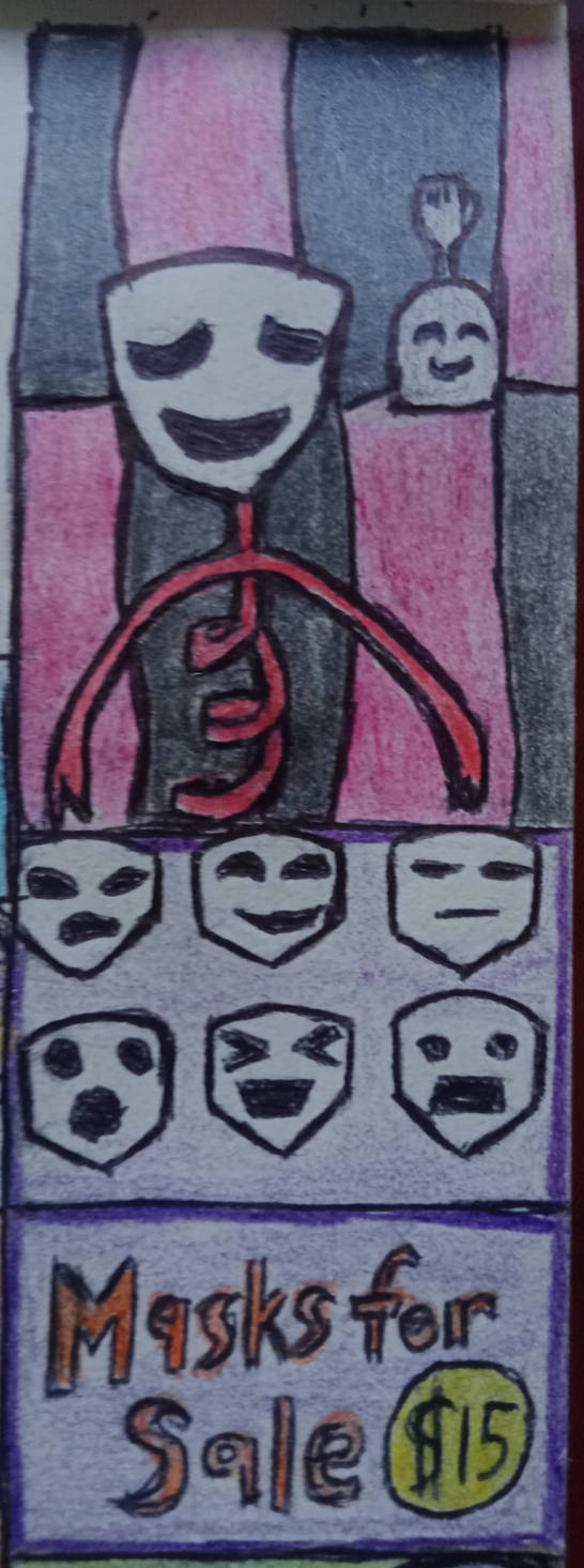 Gangle And Hi-Five Ghost Selling Masks by ecniv19 on DeviantArt