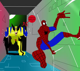 Spidey And Wolvie