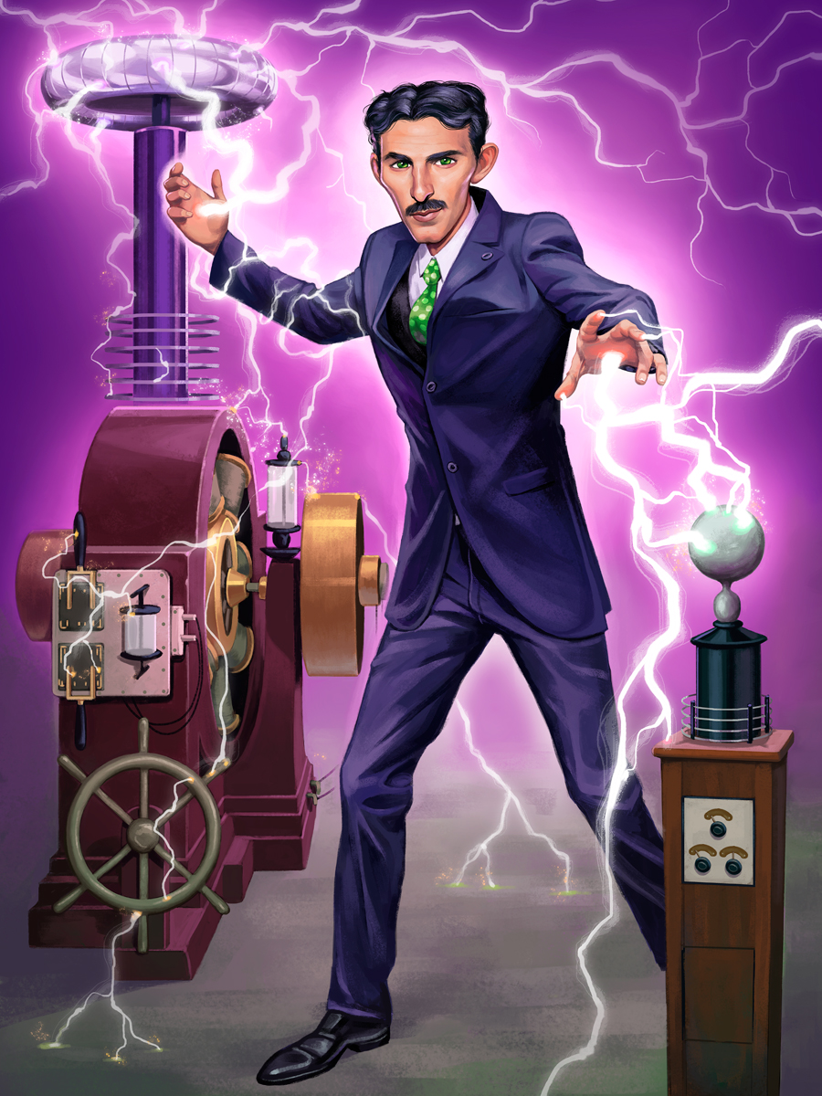 Nikola Tesla by GeorgeD on DeviantArt Nikola Tesla by GeorgeD on DeviantArt