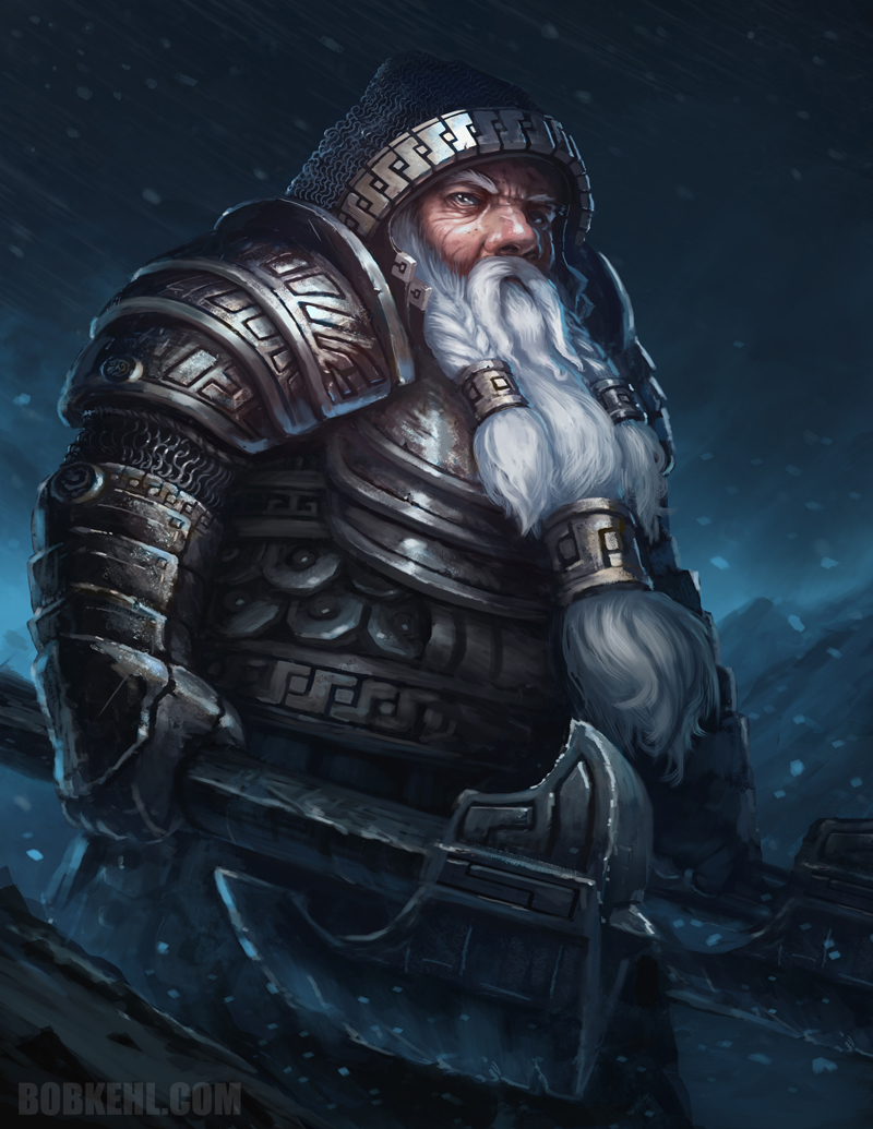 Dwarven Warrior by BobKehl on DeviantArt