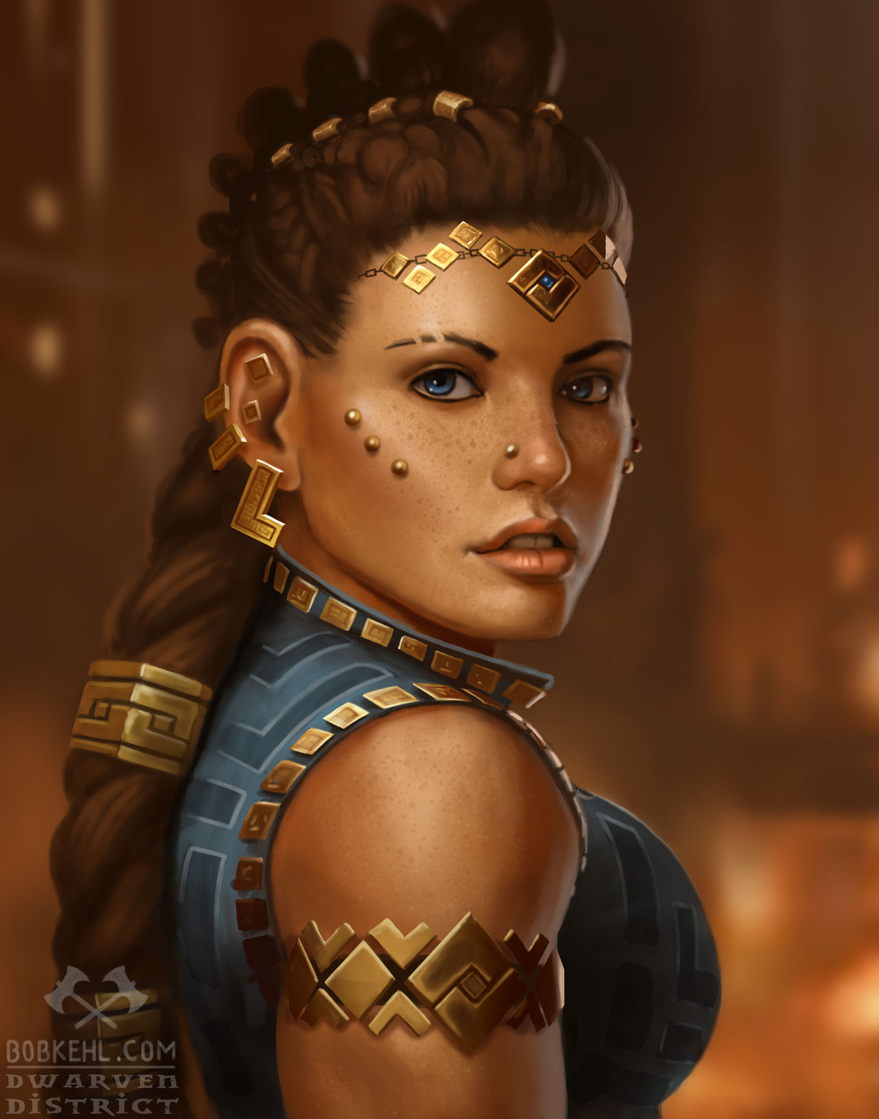 Dwarven Princess by BobKehl