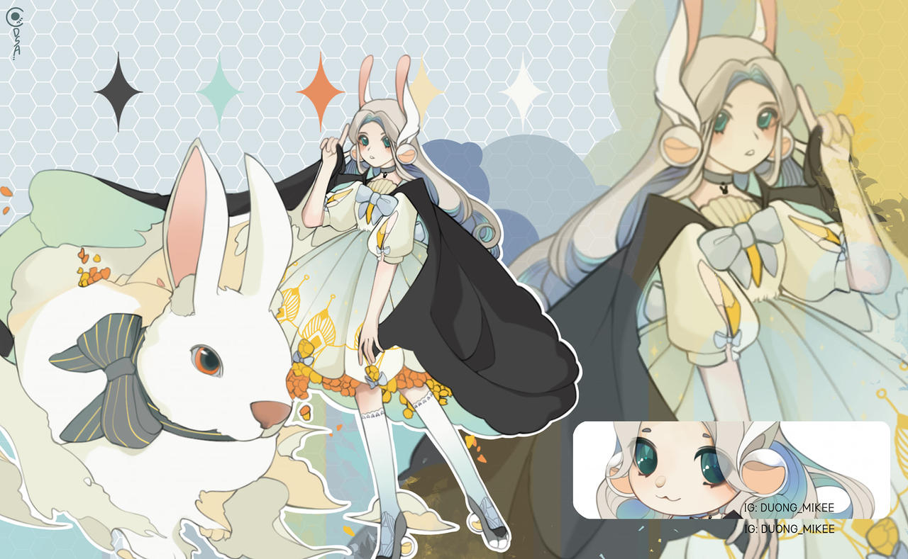 Deviantart Adoptable Rabbit Racer ADOPTABLE - RABBIT by DSAMIKE on DeviantArt