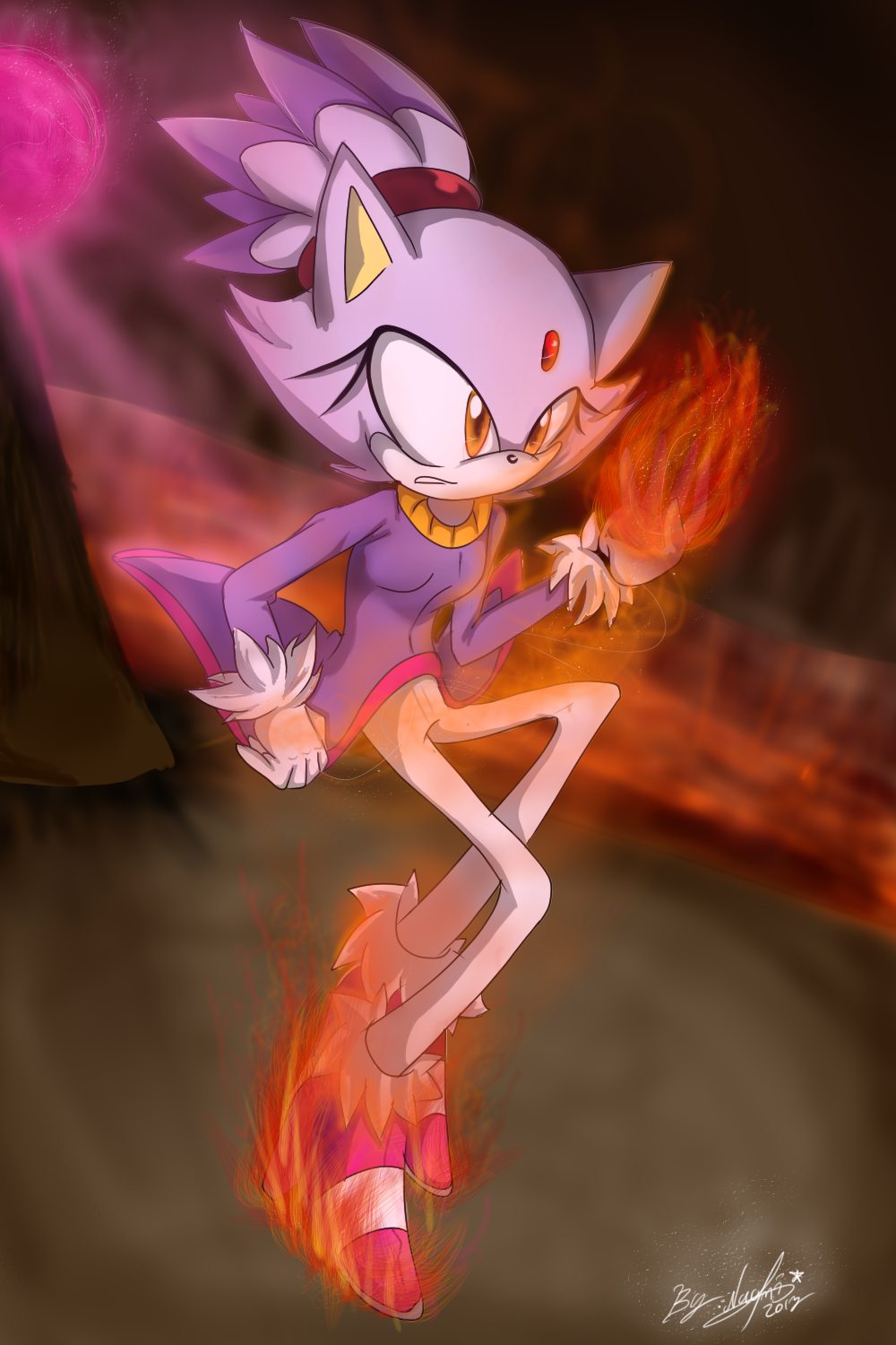 ::Blaze the cat_Fire::