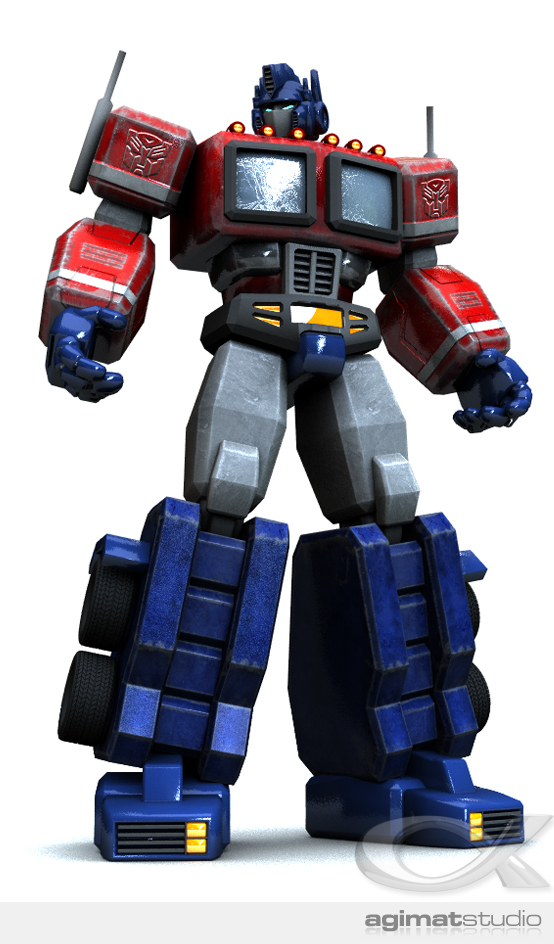 Optimus Prime + texture test +