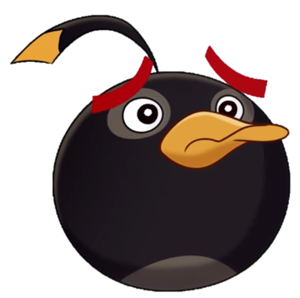 Angry Birds- Sad Bomb vector by 22rho2 on DeviantArt